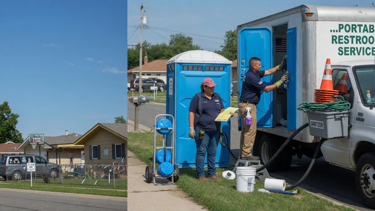Portable Toilet Rental in Nebo, IL near me